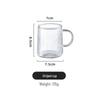 Zhongjing Hall Vertical Pattern Heat-Resistant Glass Mugs