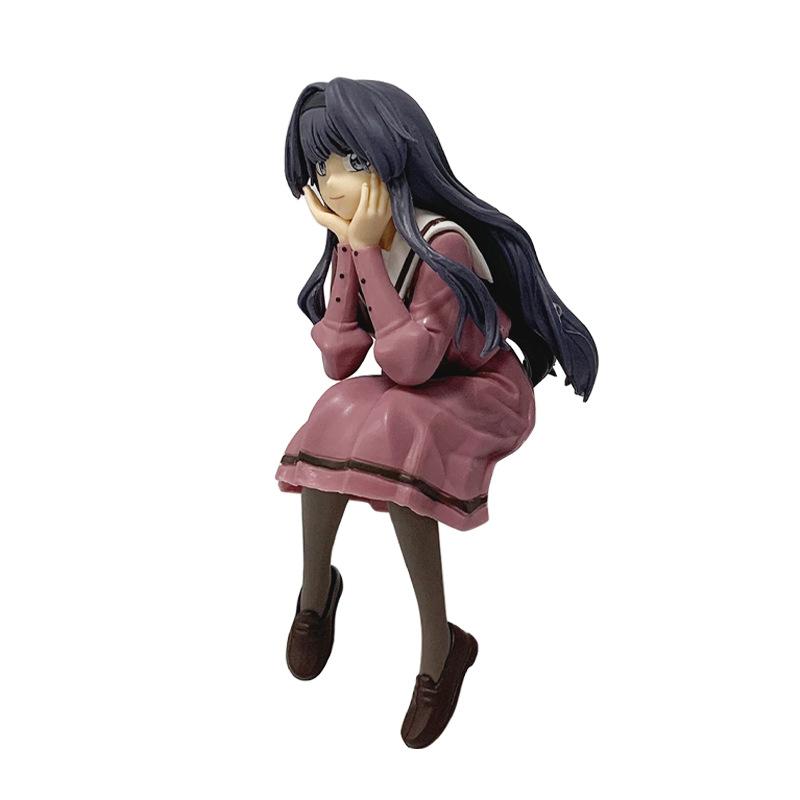 14Cm The Fragrant Flower Blooms With Dignity Anime Figure Kaoruko Waguri Noodle Stopper Figurine Desktop Model Collection Toys