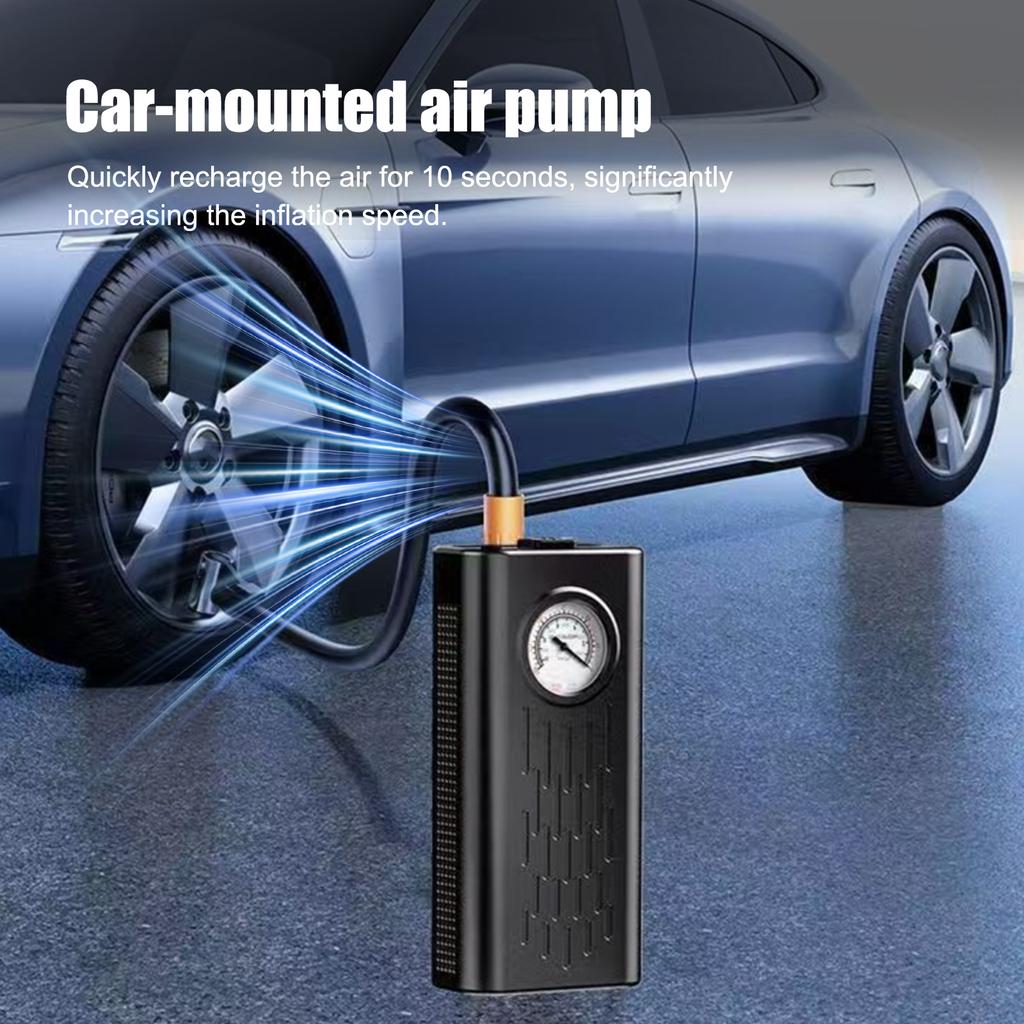 Tire Inflator Portable Air Compressor Cordless Tire Inflator Tire Pump for Car Bike Motorcycle Ball