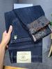 Men's Full-Bottom Printed Stretch Jeans - Thick Autumn/Winter Casual Straight Pants, Trendy and Comfortable