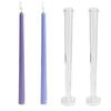 Candle Plastics PC Mold Aromatherapy Candle Making Mold Temperature Range: -30°C To 200°C DIY Cylindrical Geometric Candle Mold