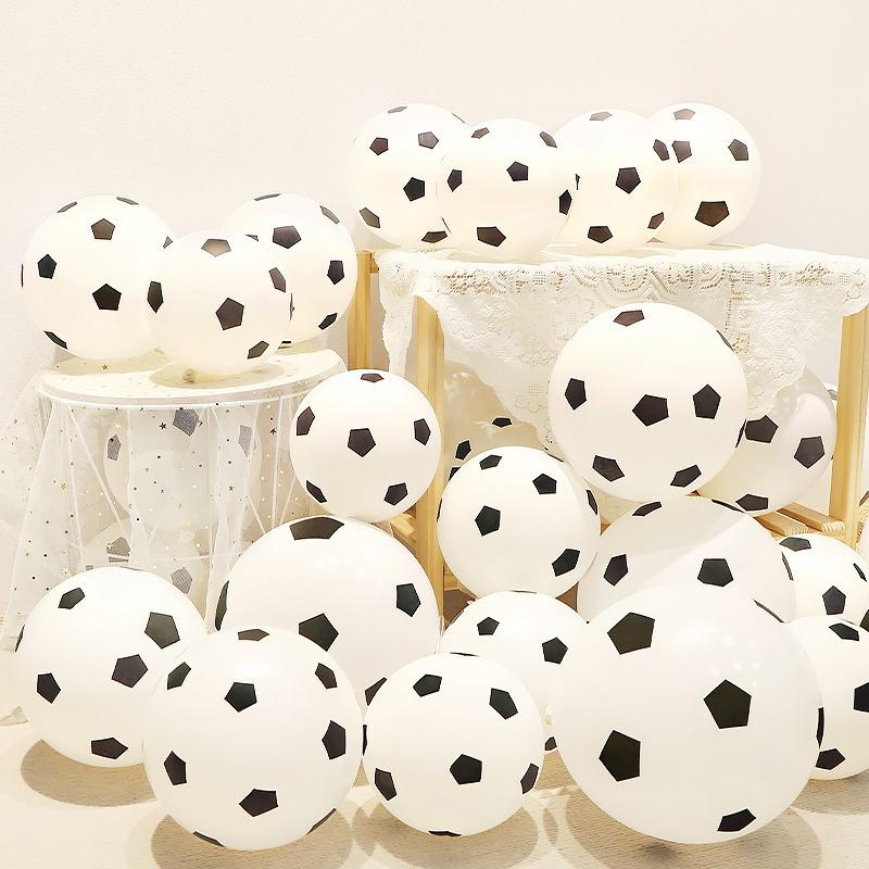 Whosale 12 Inch 2.8g Football Latex Balloon Football Theme Birthday Party Decoration Balloon