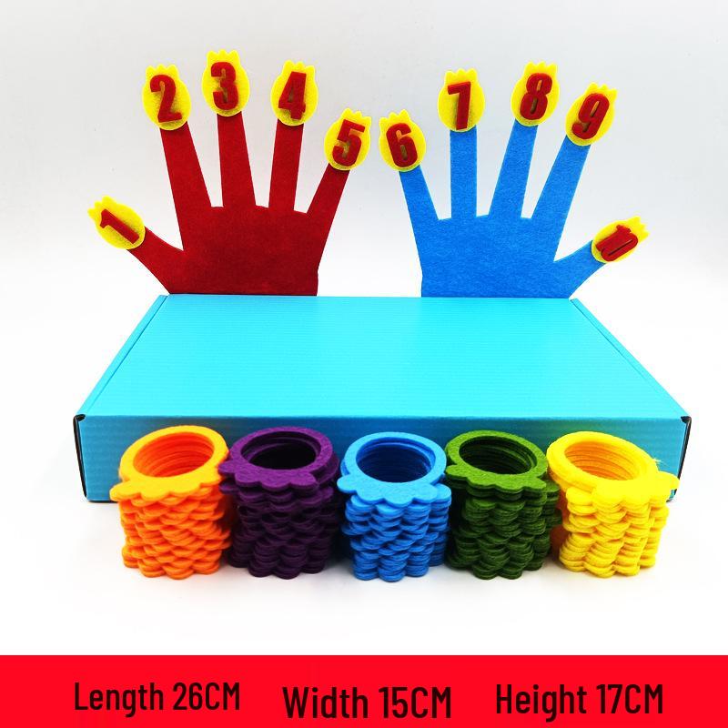 Colț de grădiniță DIY: Materiale Didactice Puzzle Numere din Pâslă