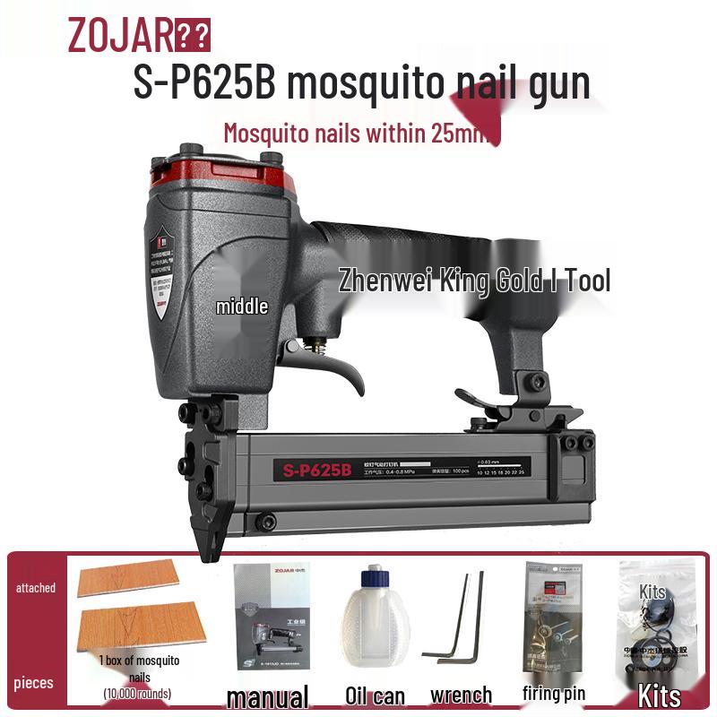 Fine Head Brad Nailer P625B & P630C for Woodworking and Photo Frame Decoration