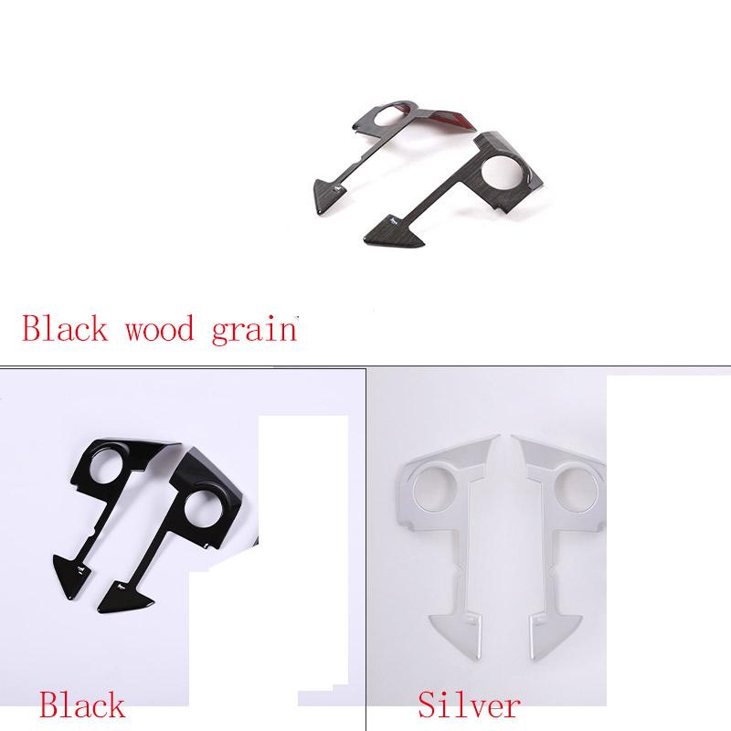 For Land Rover Discovery 4 LR4 For RR Sport 10-13 For Freelander 2 2013-2015 Steering Wheel Cover Trim Stickers  Car Accessories