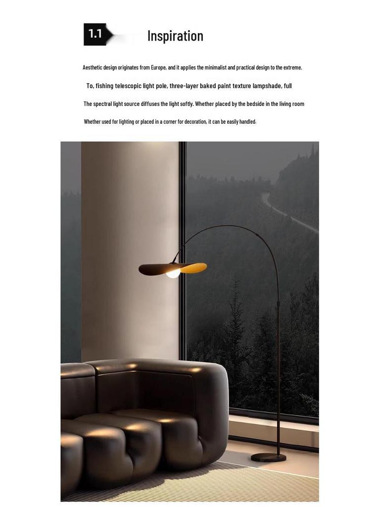 Nordic Fishing Style Living Room Floor Lamp - French Design