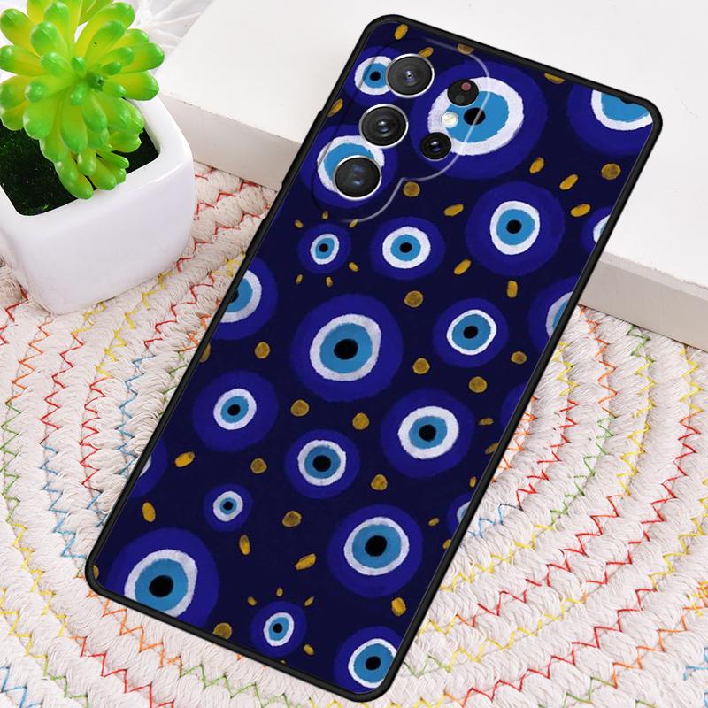 Evil Eye Pattern Phone Case for Samsung Galaxy Note 10 Pro S26 Ultra S23 S24 FE S25 S21 S22 PLUS Shockproof Cove