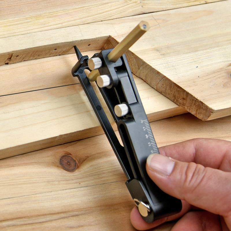 Multifunction Scribing Tool Adjustable Profile Scribing Ruler Measuring Tool