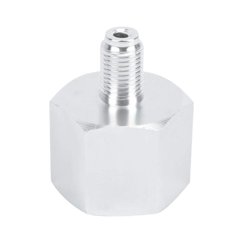 

Professional Sodas Machine Adapter Stainless Steels 1/2inch To 3/8-24UNF Threaded Sodas Valves Connector Enhances Durability 1