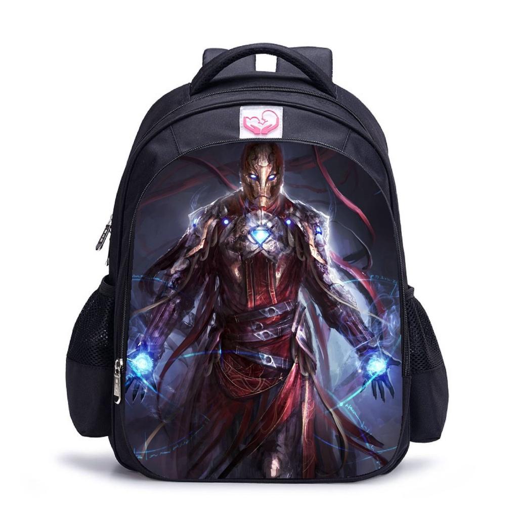 Marvel Iron Man Waterproof Backpack Large Capacity Schoolbag For Kids