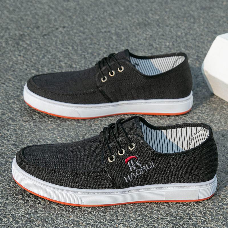Canvas Shoes Men'S Casual Single Shoes Breathable Old Beijing Cloth Shoes Men'S Comfortable Soft Baseplate Shoes Men'S Shoes