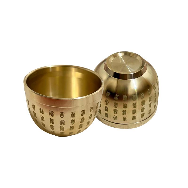 

1 шт. удачная магическая сила удача настольный маленький орнамент сто благословений чаша сокровища чаши привлекают богатство домашний декор