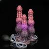 Realistické mimozemské dildo pro ženy - Tekutý silikonový anální kolík, Stříkací G-bodový vibrátor, Realistický ejakulující falešný penis pro dospělé sexuální hračky