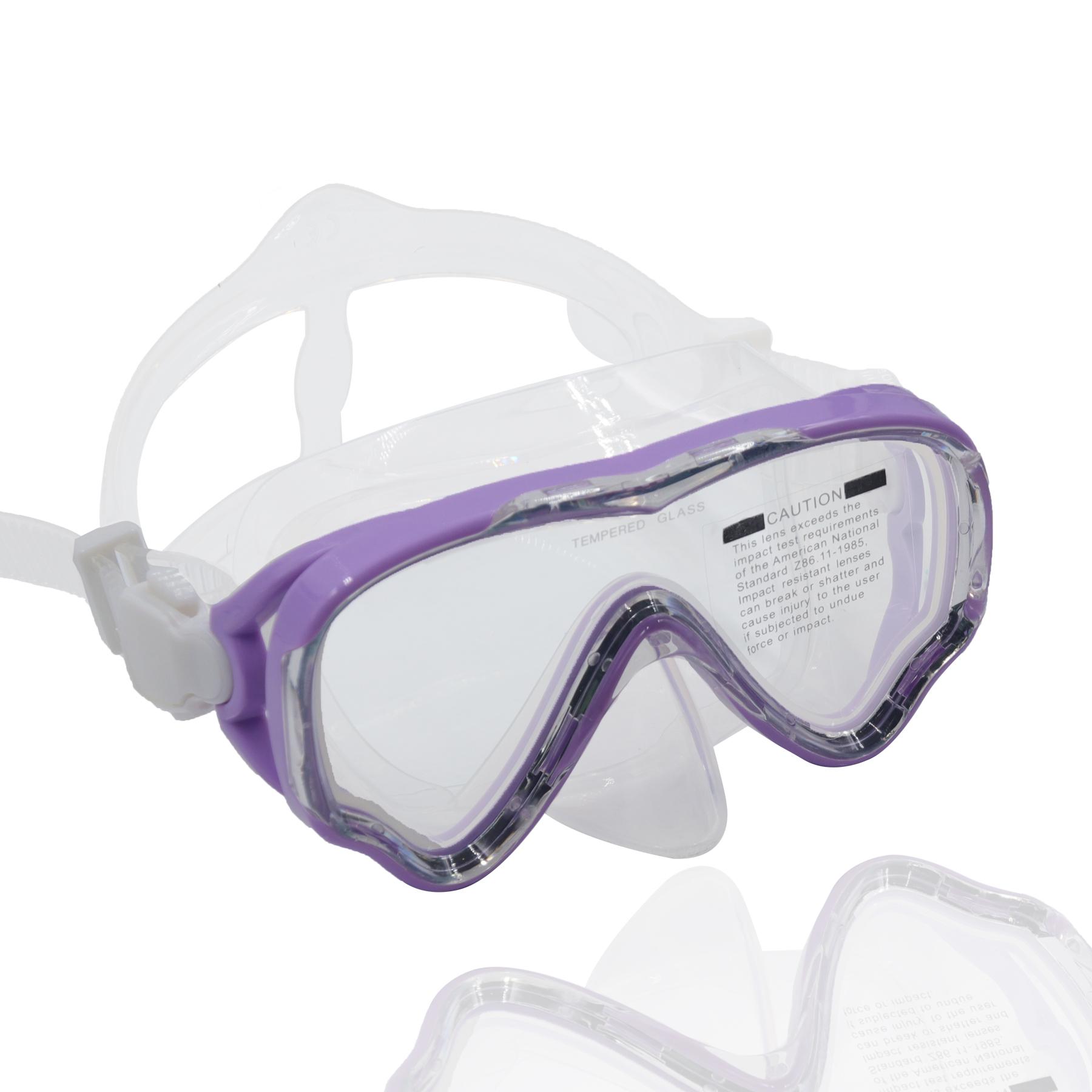 

Профессиональные очки для плавания, детские маски для подводного плавания, маска для фридайвинга с аквалангом, большая оправа, противотуманная маска для плавания