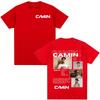 Rapper Camin 2026 Tour Graphic T Shirt Unisexs Women Clothing Hip Hop Fashion Short Sleeve Tshirts Oversized Tshirt Streetwear