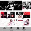 Anime Mask Girl Mouse Pad Yuki Aim Large Mouse Mat  E-Sports Gamer Desk Pads Non-Slip Rubber Premium Mouse Pad XXL Keyboard Mats
