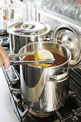 EBM 18-8 Kitchen Pot/Stock Pot, 20cm, with Handle, Silver