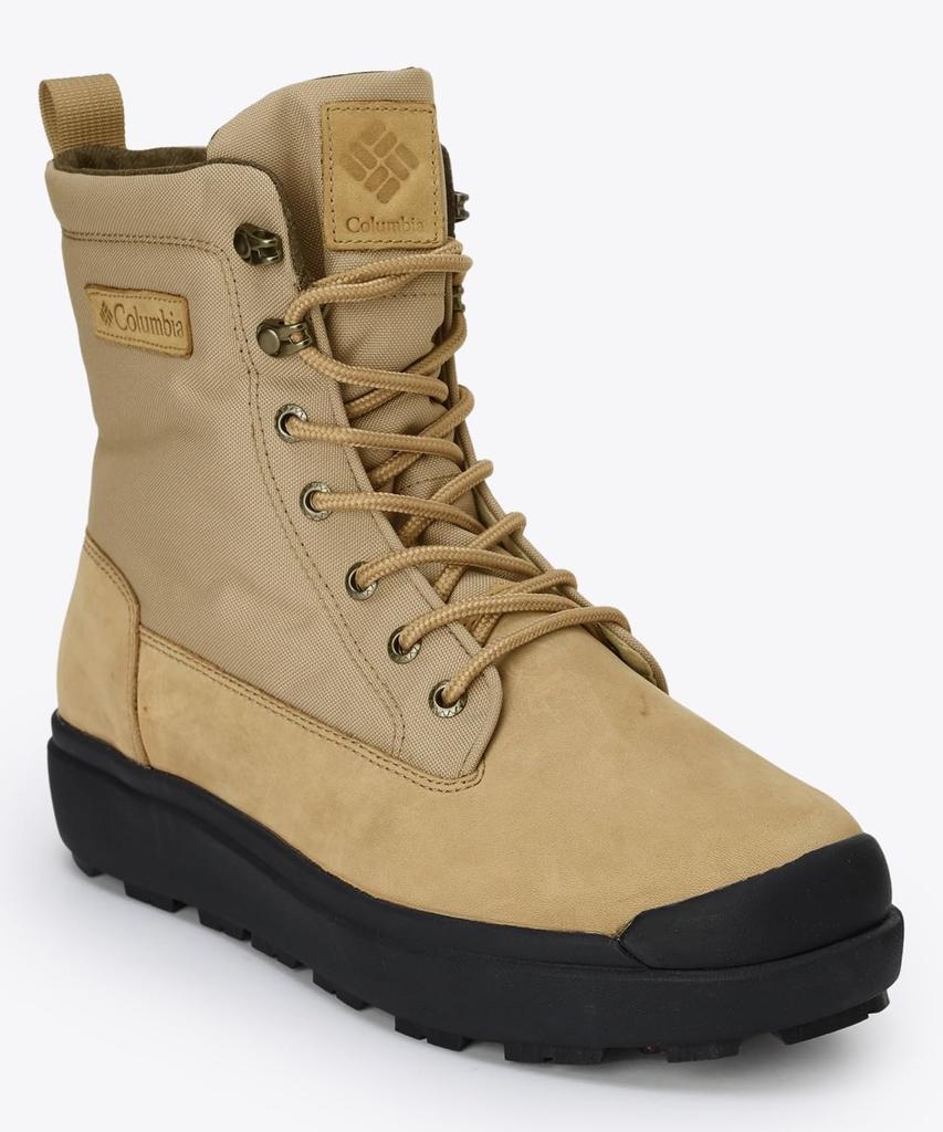 Sapland Three Luxe Waterproof Infinity YU8435 Canvas [Columbia] Omni-Heat (247 Tan, 28.0 cm)