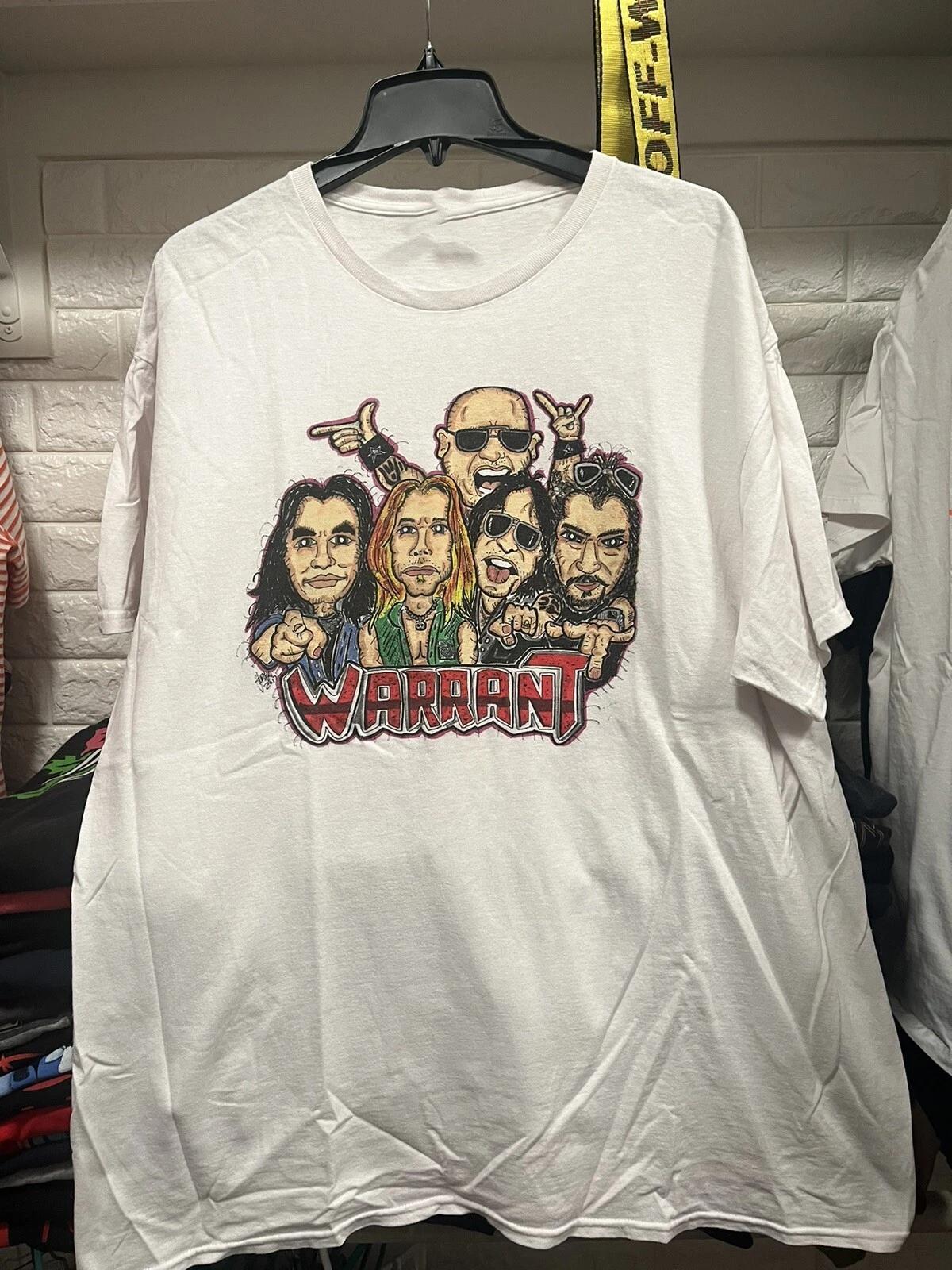

Warrant Band cartoon style Tour T-shirt All Size S to 5XL 2F1482 M