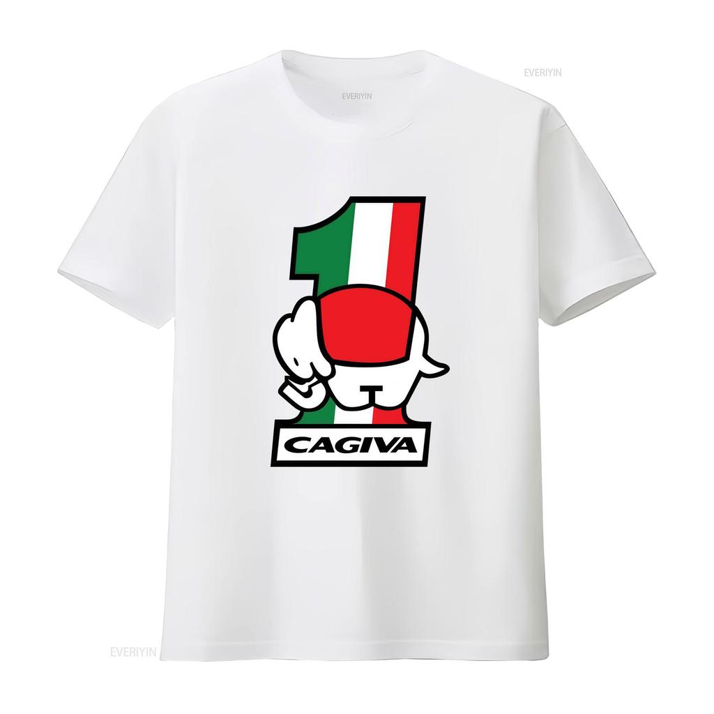 Cagiva Elephant Number 1 Style Motorcycle T Shirt Available in All Sizes vintage Washed Soft Stretched homme streetwear