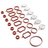 For BMW M57 E39 E60 E46 E38 E53 E83  E70 E71 E92 X3 X5 X6 Swirl Flap Blanks Plate & Intake Inlet Manifold Gasket Seal 22/33mm