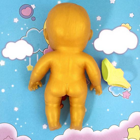 1/2Pcs Babies Stress Relief Toy with Underwear Slow Rising Anxiety Relieving Mini Baby Squeeze Toy Soft Relaxation Stress Ball Fidget Toy