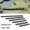 Articulated DND Movement Ruler Flexible Chain Measuring Gauge for Board Games Detachable 1-Inch Links for Measuring Curves Corners