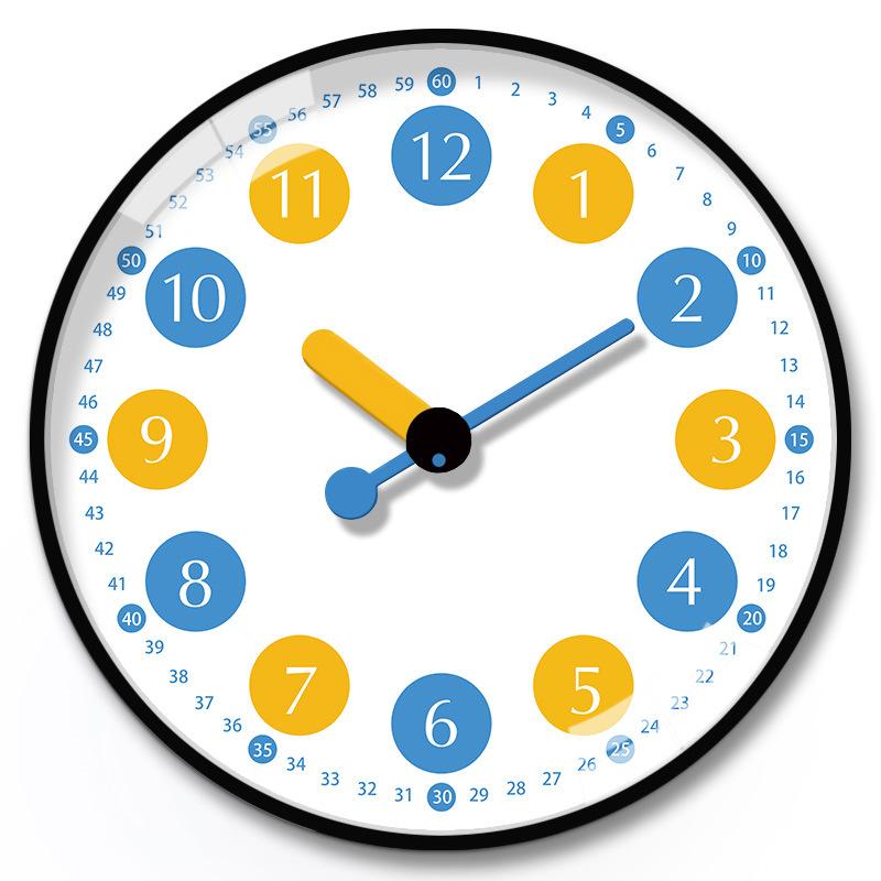 

12-дюймовые 30 см простые скандинавские часы для гостиной, креативные и интересные акриловые кварцевые часы для спальни, настенные часы 12 inch ET011 black frame acrylic needle A