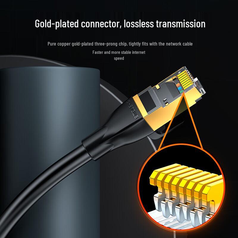 Shengwei CAT8 Gaming-Grade Double Shielded Ethernet Cable