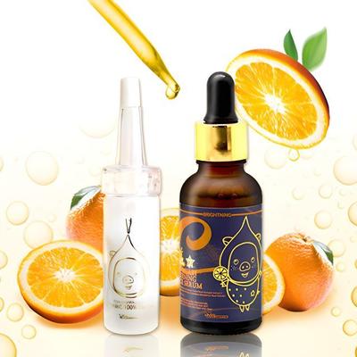 Vitamin C 100% prášek + Vita-multi Whitening Source sérum 30 ml