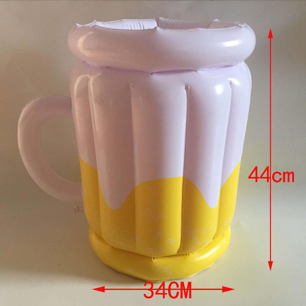 Inflatable Beer Ice Bucket: Thickened PVC Water Toy
