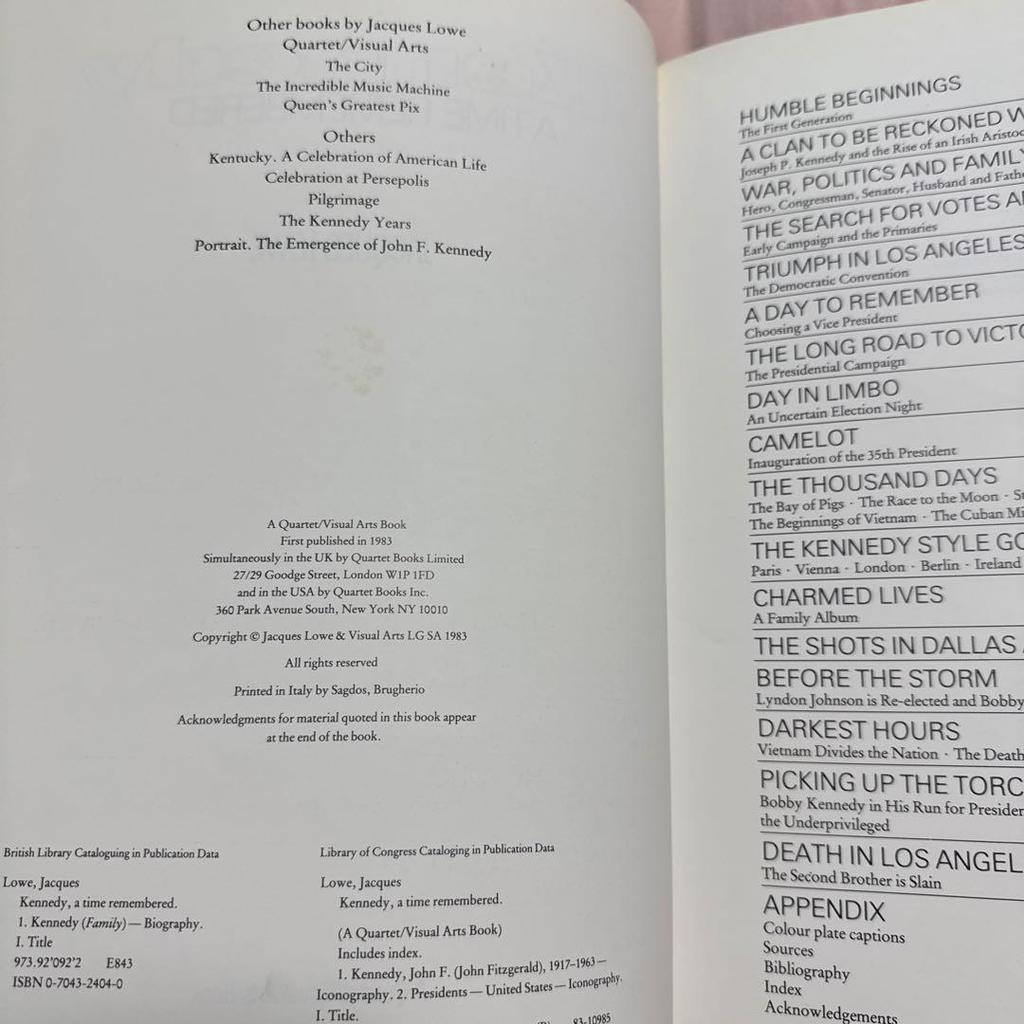 [USED] Kennedy: A Time Remembered