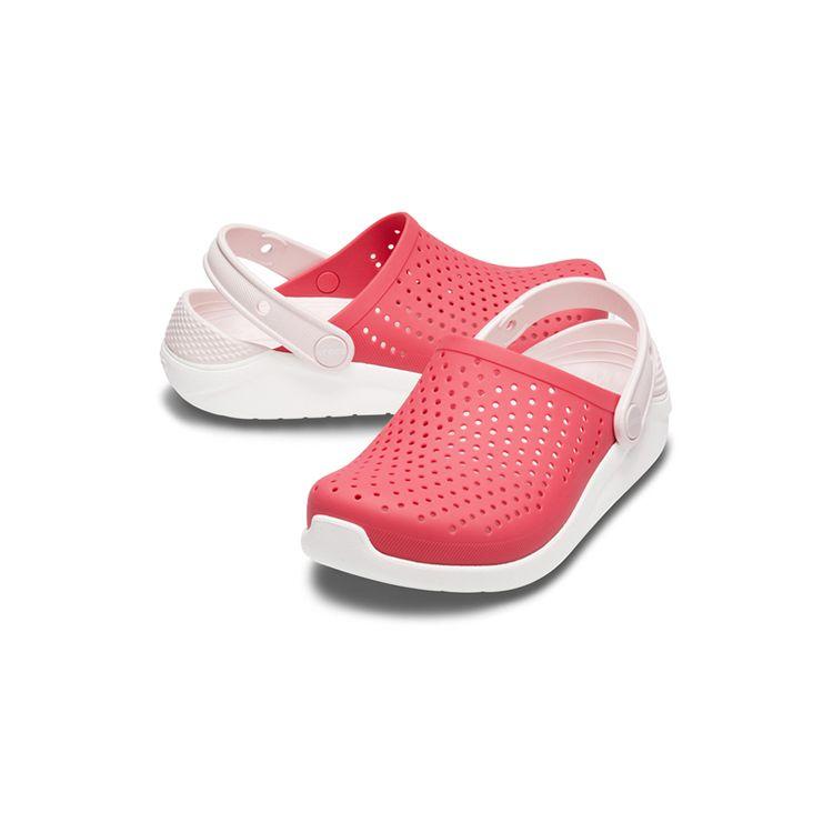 Crocs Literide Soft Comfortable Clogs Sports Sandals Kids Sandals Red 205964-6EW