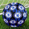 Chelsea FC Indoor Soccer Ball Size 5 Colorful All Ages Machine Stitched PVC Competition Ready Durable High-Bounce