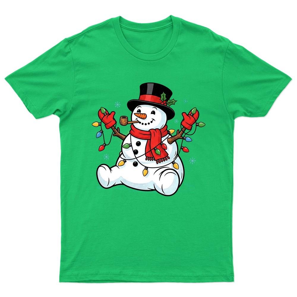 SnowUnisex Christmas Lights Holiday TShirt Unisex Gift Retro Funny Unisexs S