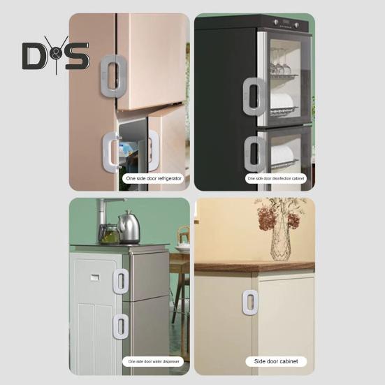 Încuietoare pentru frigider pentru siguranță pentru copii Sertar autoadeziv multifuncțional Dulap cuptor Ușă frigider Încuietoare pentru copii Încuietoare sigură pentru copii Cataramă de siguranță