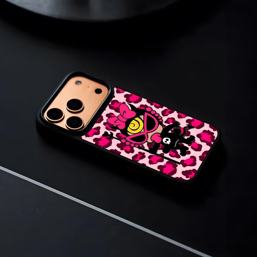 Famous H-Hysteric M-Mini Phone Case For IPhone 17 16 15 14 13 12 Pro Max Plus Black Frame Hard Shell