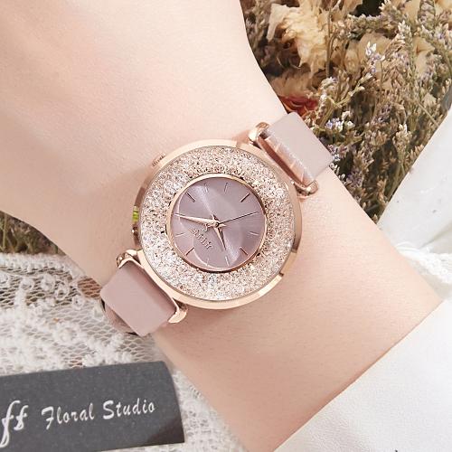 [JULIUS] JULIUS Women s Round Bling Wristwatch JA-1203 JA-1203A