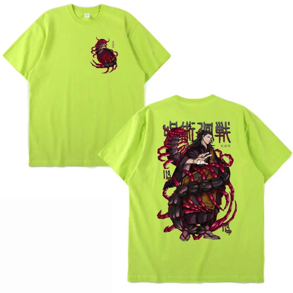 Anime Jujutsu Kaisen T Shirt unisex Satoru Gojo koszulka z nadrukiem graficznym z krótkim rękawem japońska koszulka unisexga bawełniana ponadgabarytowa koszulka unisex