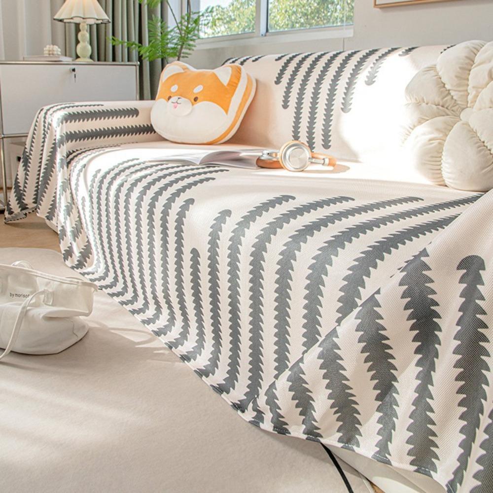2024 new sofa mat seat cushion summer full cover cool non-slip sofa cover cover ice silk sofa cover cloth towel