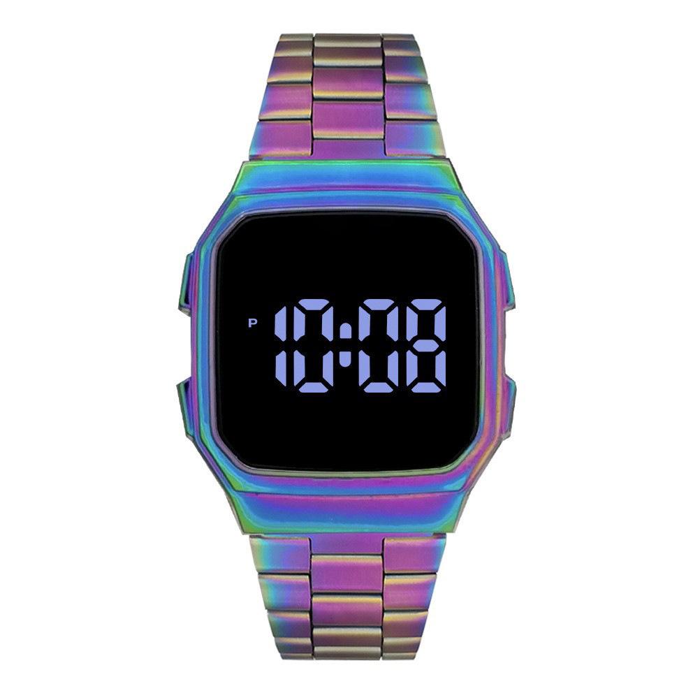 A168 Touch Screen Led Electronic Watch Touch Waterproof Digital Watch Camouflage Led Touch Screen