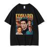 Maglietta Divertente Meme Hot Twilight Eggward Parodia di Edward Cullen Maglietta Humor Unisex Donna Casual Maglietta a Maniche Corte 100% Cotone Top