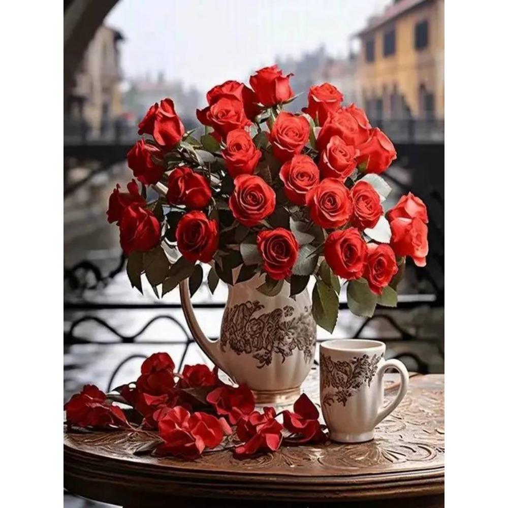 

DIY Повний круглий алмазний живопис Вишивка хрестиком 3D милий кошеня тваринна сцена Маленька квітка домашнє декоративне мистецтво Алмазний живопис 5d алмазний живопис Full Round 25X37.5CM