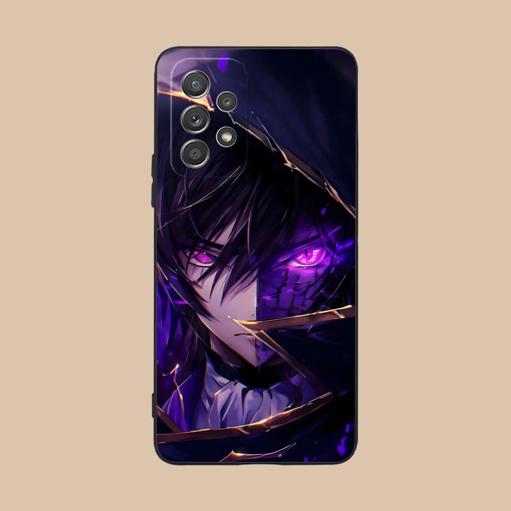 Anime Lelouch Phone Case for Samsung Galaxy A56 55 54 53 52 51 36 35 34 23 16 15 5G Soft TPU Shockproof Cover