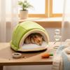 Washable Hamster Warm Nest Turtle Shell Shape Hamster Sleeping Bag Guniea Pig House  for Pet Cage