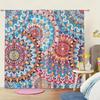 Christmas Decorations: Colorful Crystal Diamond Bohemian Pattern Printed Curtains   Home Decoration   Room Decoration