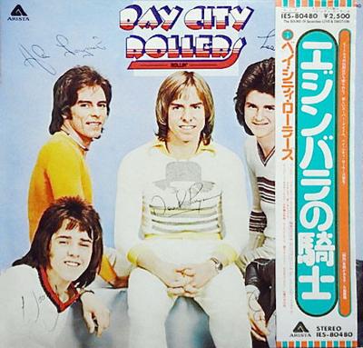 LP-skiva BAY CITY ROLLERS - Rollin IES80480 ARISTA 1975 Japan Obi Pop Begagnad
