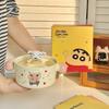 High-value Cute Instant Noodle Bowl with Cover, Student Dormitory Rice Bowl, Household Large-capacity Snail Powder Bowl