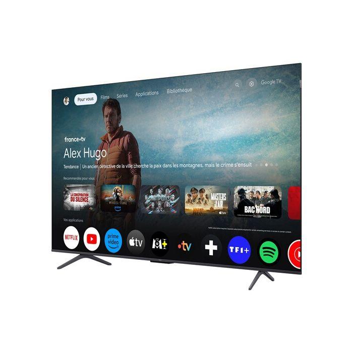 TV QLED Tcl 55P89K 138 cm 4K UHD Aluminium brossé