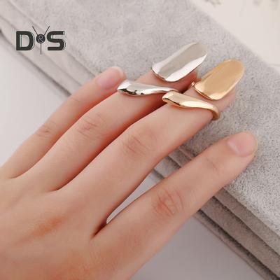 Fancy Trinket Luxury Nail Extension Band Fingertip Nail Ring Jewelry Accessory
